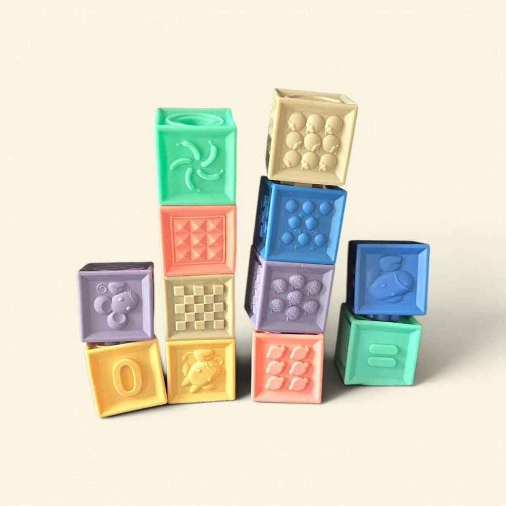 Baby sensory and shape sorter blocks